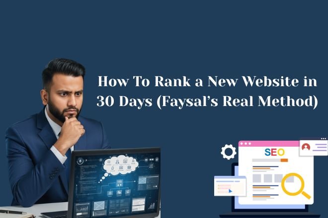 How To Rank a New Website in 30 Days (Faysal’s Real Method)