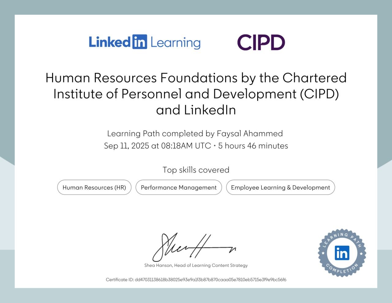 Human Resources Foundations